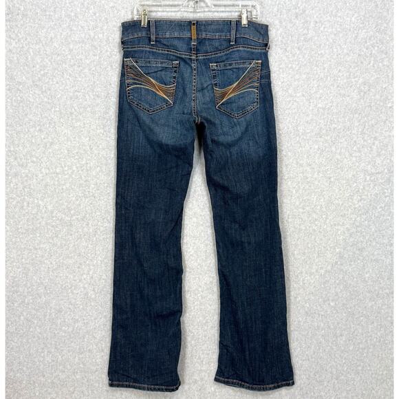 Ariat REAL Denim Mid Rise Amora Pasadena Boot Jeans Size 32 Reg Western - Picture 1 of 16
